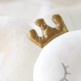 thumbnail image 1 of Almohada de peluche con forma de corona de princesa con forma de cisne blanco, 35 cm, 1 of 4