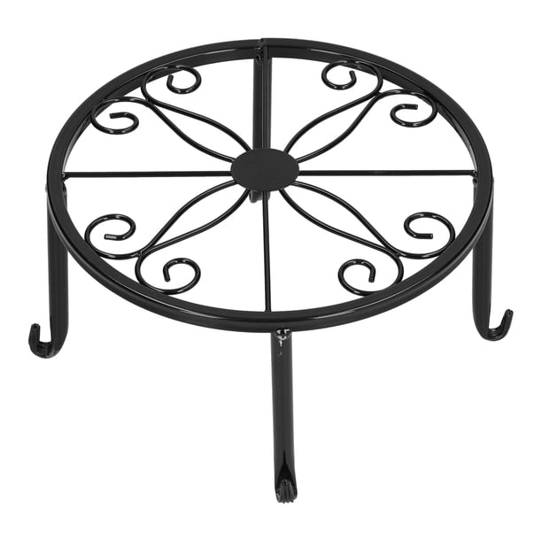 Estante de almacenamiento para macetas, soporte para plantas, soporte para macetas individuales, soporte para macetas para exteriores, multifuncional Jadeshay A