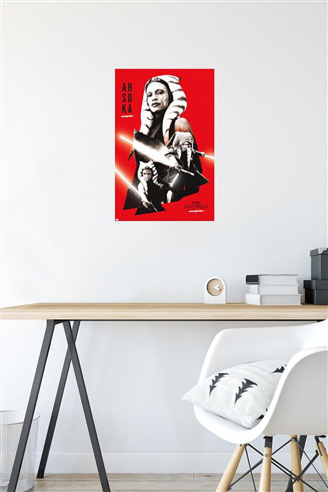Star Wars: Ahsoka - Red Wall Poster, 14.725" x 22.375"