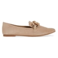 thumbnail image 3 of Steve Madden Famed Pointed Closed Toe Slip-On Loafer Flat Tan Suede (Tan Suede, 5.5), 3 of 5