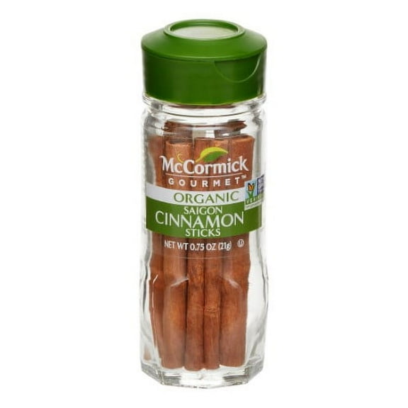 McCormick Organic Saigon Cinnamon Sticks .75 oz (Pack of 8)