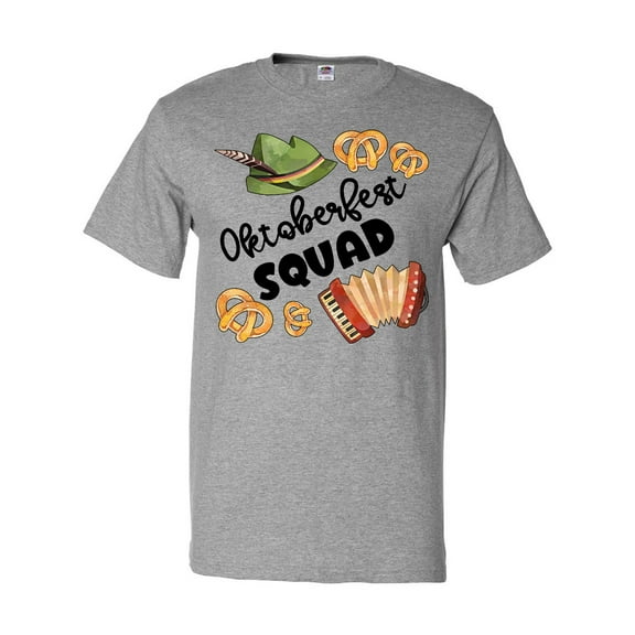 Inktastic Oktoberfest Squad Hat, Accordion, Pretzels T-Shirt