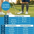 thumbnail image 4 of OrthoSleeve Medical Grade Compression Socks for Men & Women 15-20 mmHg (Navy, Small), 4 of 4