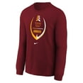 thumbnail image 2 of Toddler Nike Burgundy Washington Commanders Icon Long Sleeve T-Shirt, 2 of 3