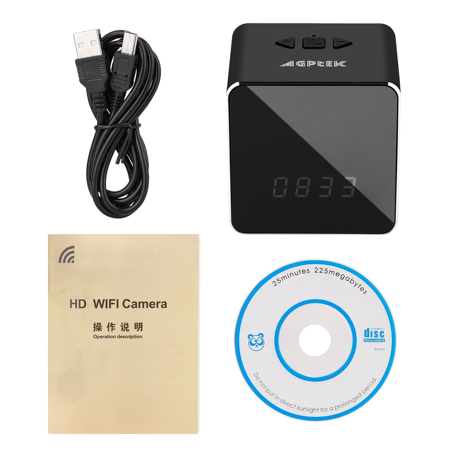 4K Hidden Camera 1080P WIFI HD Spy Cam Bluetooth Speaker Wireless Video Recorder