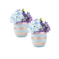 thumbnail image 1 of ANVI Home PLA-182-WBL Concrete Metallic Planter - Set of 2, 1 of 1