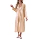 thumbnail image 2 of Conjunto de bata de satén para mujeres INSPIRE CHIC de 2 piezas, camisón midi de seda suave, conjuntos de pijama sexys, batas de dama de honor L doradas, 2 of 5