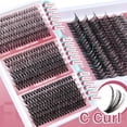 thumbnail image 2 of Extensiones de pestañas Focipeysa Wispy Lash Clusters 360 unidades 9-16 mm, 2 of 9