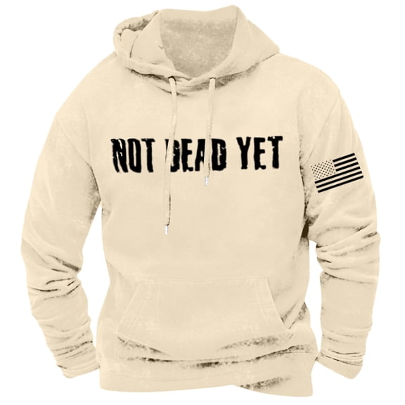 CONROSES Mens Hoodies Patriotic Usa Flag Graphic Hoodie for Men Long Sleeve Warm Pullover Hooded Sweatshirt Soft Fall Winter Sweatshirts With Pocket