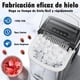 thumbnail image 2 of Fabricador de Hielo de Encimera, Máquina de Hielo Portátil con Autolimpieza, 26.5lbs/24Hrs, 9 Cubitos de Hielo en 6 Minutos, Cesta y Cuchara para Hielo, Ideal para Casa, Cocina, Bar, Camping, 2 of 5