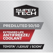 (2 pack) Super Tech OE Red Antifreeze Prediluted 50/50