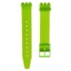thumbnail image 2 of Correa de reloj deportiva impermeable de silicona de repuesto para mujer de 16mm Cyan Jinwen Banda de reloj deportivo de silicona, 2 of 8