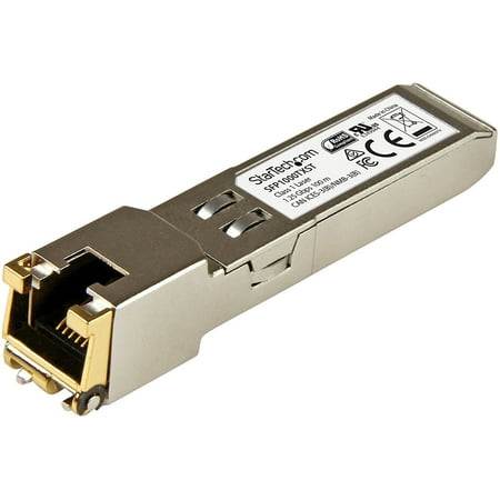 UPC: 0065030873383 | STARTECH MSA Compliant Gigabit Copper RJ45 SFP Transceiver – 1000Base-TX – 100m