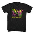 thumbnail image 1 of MTV Leopard and Zebra Print Logo Black T-Shirt, 1 of 2