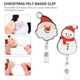 thumbnail image 4 of MasteelfCA 7 Pcs Support Rétractable pour Badges de Noël, Clips pour Badges en Feutre, 4 of 7
