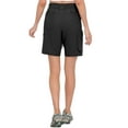 thumbnail image 3 of Mapamyumco Womens Hiking Cargo Shorts, Quick Dry 9 Inch Cargo Shorts Women for Golf Hiking Travel, Stretch Lightweight with 9 Pockets Black XS, 3 of 6
