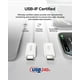 thumbnail image 4 of Cable USB C a USB C, paquete de 2 unidades, Belkin, 2 m, 240 W, blanco, 4 of 9