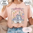 thumbnail image 6 of Castle Tinkerbell Coquette Vintage T-Shirt, Disney World Shirt, Magic Kingdom Vacation Tee, Mickey Tower Shirt, Coquette Disney Shirt, 6 of 6