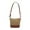 Brown, variant on Women's Straw Leather Patchwork Tote Crossbody Barrel Bag Multifunctional Uncomplicated Chest Bag Suitable For Outdoor Travel Messenger Bag Commut Backpack Mini Mobile Phone Bag