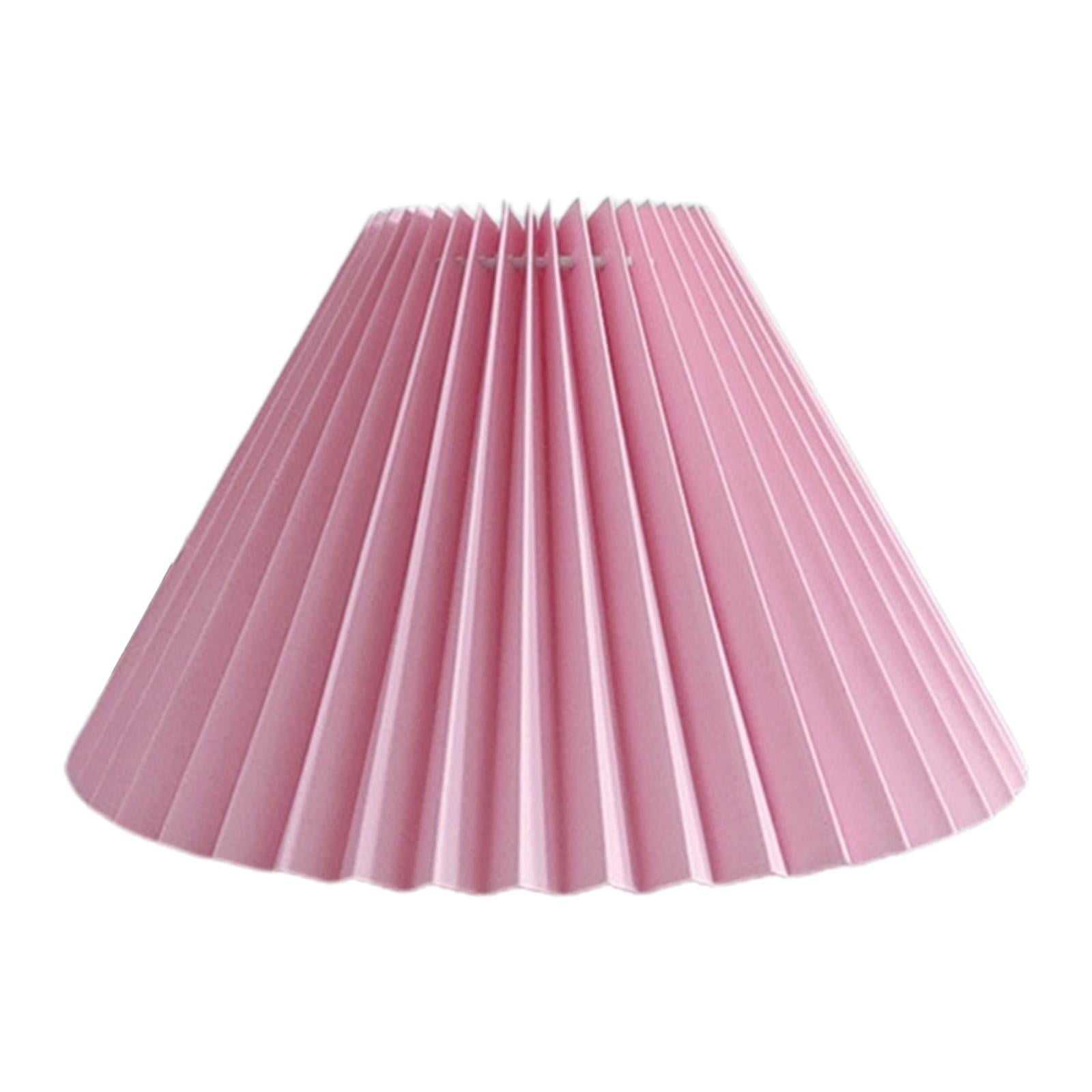 blush colored lamp shade