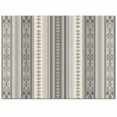 thumbnail image 2 of Boho Area Rug 2'x3' Khaki Stripes Abstract Geometric Texture Washable Area Rugs Non Shedding Floor Carpet Rubber Backing Non-Slip Indoor Mats for Living Room Bedroom Kitchen, 2 of 8