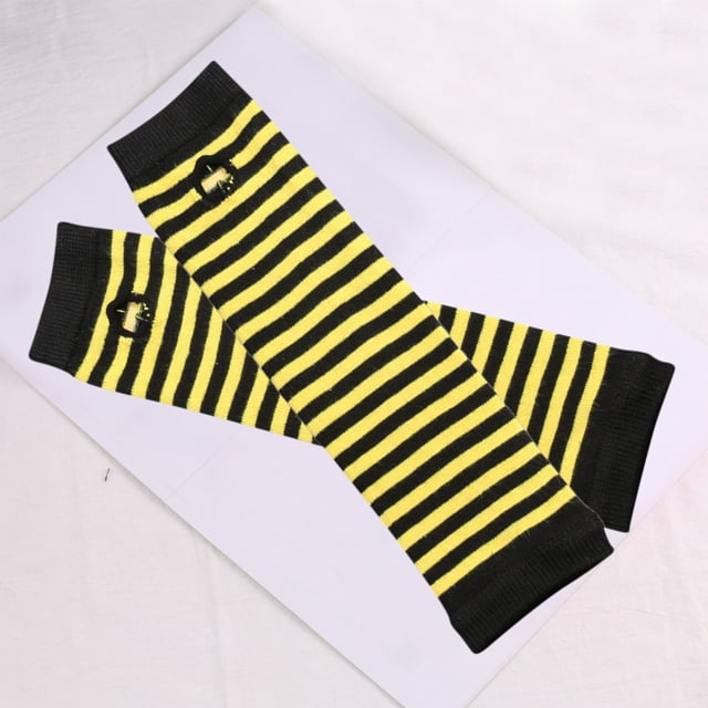 Mitaines Gants Punk Gothiques Longs Chauffe-Bras Gants Sans Doigts Mitaines