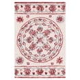 thumbnail image 2 of SAFAVIEH Bellagio Vanessa Floral Wool Area Rug, Ivory/Red, 2' x 3', 2 of 11