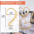 thumbnail image 3 of 30PCS DIY Ear Cuffs Earrings for Women, Non Piercing Ear Wraps Earrings, Clip on Ear Cuff Earrings, 7 Holes for Jewelry, DIY Jewelry Making Accessories for Earrings -Gold, 3 of 5