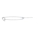 thumbnail image 3 of ARAIYA FINE JEWELRY 10K White Gold Round Lab Grown Diamond Heart Bracelets (1/5 cttw, D-F Color, VS1 Clarity) 7", 3 of 8