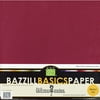 Bazzill Dotted Swiss Trio Multi-Pack 12X12 15/Pkg, Blissful Sunset Rose/Romantic Mauve/Blissful