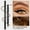 A, variant on Eyebrow Pencil Double Ended Waterproof Long Lasting Non Smudge Brow Pencil with Precision Tip and Brush for Defined Natural Looking Brows, Fade Resistant Formula