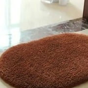 Indoor Doormat Door Mat Oval Slip Proof Indoor Door Carpet Moisture Absorption Soft Comfortable Plush Bathroom Rug For Kitchen Bedroom