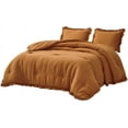 thumbnail image 5 of Chezmoi Collection Nora 2-Piece Spice Ruffled Edge Trim Microfiber Comforter Set, Twin Size, 5 of 9