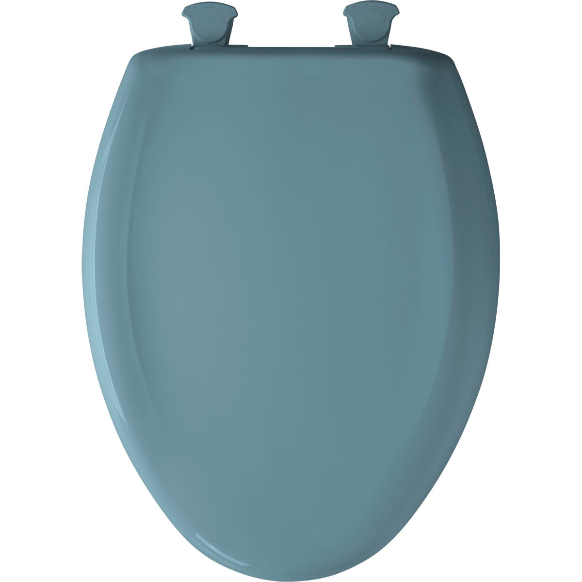 BEMIS 1200SLOWT 020 Elg Closed Front Toilet Seat,Crane White, With Cover, Plastic