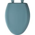 thumbnail image 3 of Plastic Elongated Toilet Seat, Twilight Blue, 3 of 7