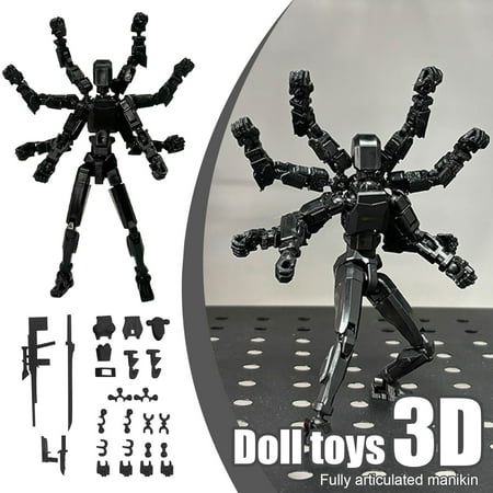 Assembly Completed T13 Action Figures,Dummy 13 Action Figure, Lucky 13 3D Printed Action Figure - The Ultimate Hero for Action-Packed Playtime