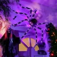 thumbnail image 4 of 6.6ft Giant LED Light-Up Spider with 42 Glowing Eyes - Battery-Powered Moving Legs for Indoor Outdoor Halloween & Christmas Party Yard Decor, 4 of 6