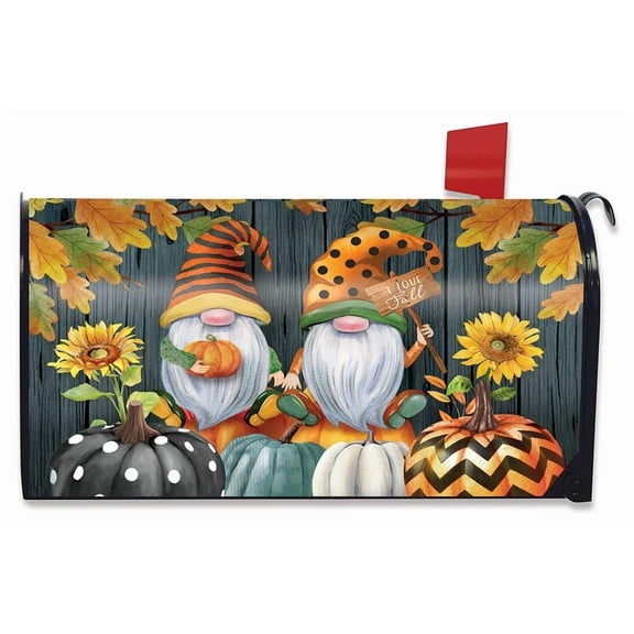 Briarwood Lane Fall Gnomes Humor Mailbox Cover