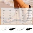 thumbnail image 3 of KIJBLAE Women's Thin Strap Minimalist Flip Flops, Wide Width Open Toe Lightweight Casual Beach Slippers for Summer White 38, 3 of 8