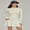 White, variant on ‌Women's UPF 50+ Sun Jacket‌ Breathable Full Zip Outdoor Rash Guard Running Travel Fishing