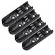 thumbnail image 2 of Puente de guitarra Diseño único Pieza de repuesto resistente Puentes individuales convenientes Sillines Profesionales Adultos Principiantes Accesorios para instrumentos musicales Negro 4 piezas/juego Eigraketly OD026677-01, 2 of 6