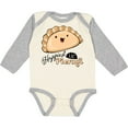 thumbnail image 3 of Inktastic Happiest Lil' Pierogi Boys or Girls Long Sleeve Baby Bodysuit, 3 of 5
