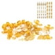thumbnail image 5 of 30 piezas de cuentas para el cabello 6 formas diferentes Exquisitos clips de aleación para barba para decoración de pan de cabello Regalo, 5 of 9