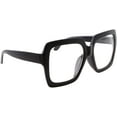 thumbnail image 5 of GrinderPUNCH Thick Chunky XL Square Oversized Clear Lens Glasses Unisex Costume and Fashion, 5 of 5