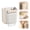 White, Large, variant on Foldable Kitchen Trash Can, Compost Bin Kitchen for Cabinet Door, Compact Travel Trash Can with Space-Saving Expandable Design for Kitchen, Bathroom, RV, Office (Grey, Medium)