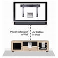 thumbnail image 3 of PowerBridge Solutions Two-PRO-6 Cable Management System with Dual Power for Wall-Mounted TVs, 3 of 5