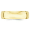 thumbnail image 2 of 10KY 6mm LTW Half Round Band Size 5 in 10k Yellow Gold, 2 of 3