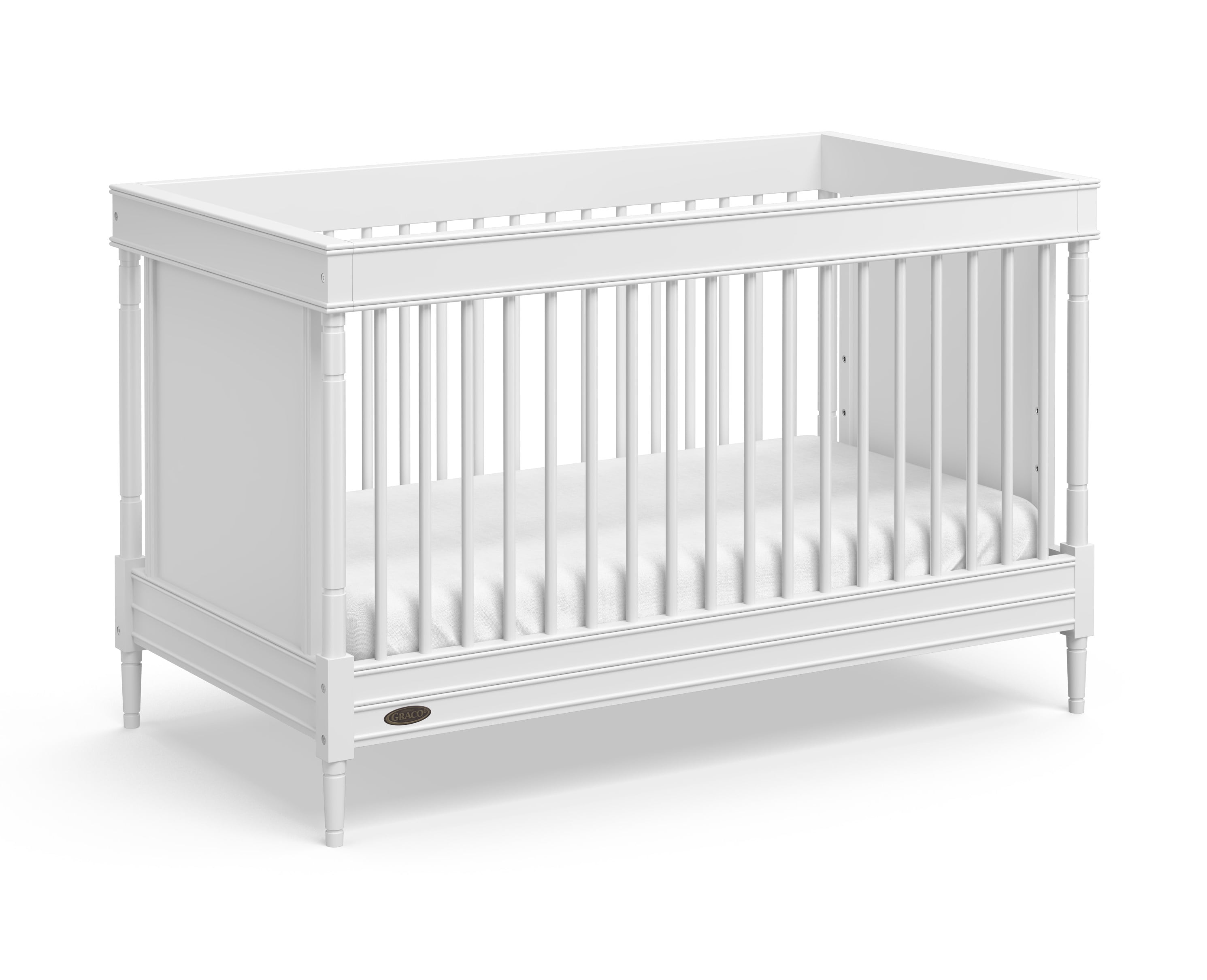 Graco Ashleigh 3 In 1 Convertible Crib White Walmart Com
