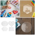 thumbnail image 3 of 4 Pcs Planches à Repasser en Plastique Transparent Perles à Repasser, 3 of 9