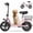 Pink, variant on INSDRGN Electric Scooter for Adults, Seat E-Scooter with 900W Peak Motor, 20MPH, 28 Miles Range, 330lbs Max Load, UL2272, Black